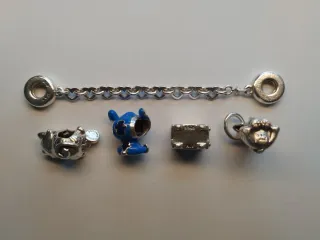 Pulsera Pandora + Stitch + 4 charms