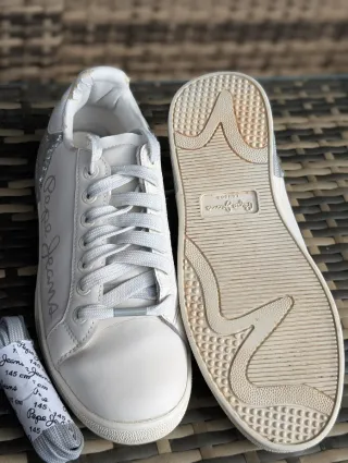 Zapatillas Pepe Jeans blancas talla 40