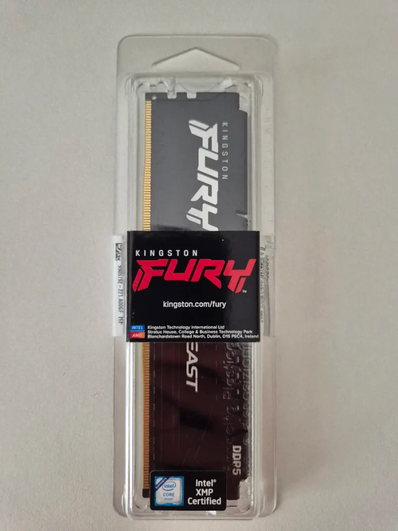 RAM Kingston Fury Beast DDR5 5200MHz 8GB.