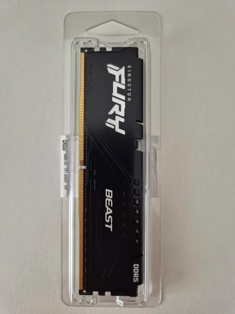 RAM Kingston Fury Beast DDR5 5200MHz 8GB. afbeelding 2