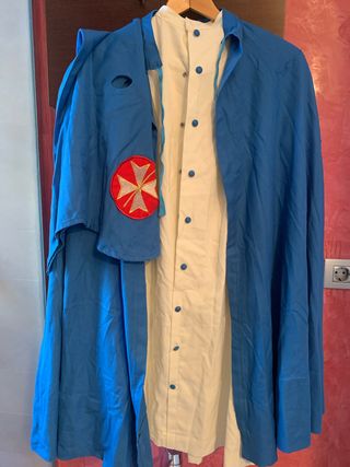 Túnica Nazareno San Esteban Azul/Blanco