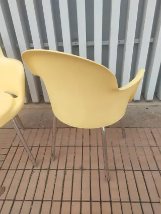 Pareja Sillas Diseño Años 80