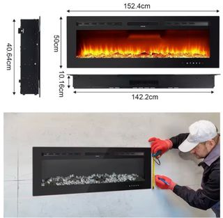 Chimenea Eléctrica Decorativa 60”