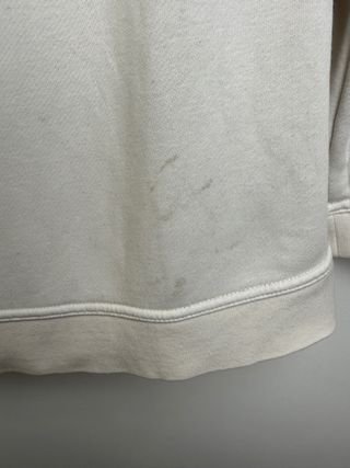 Sudadera Nike blanca logo grande S mujer