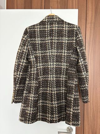 Americana cruzada cuadros mujer