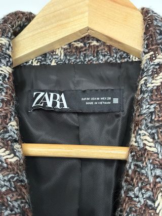 Americana cruzada cuadros mujer