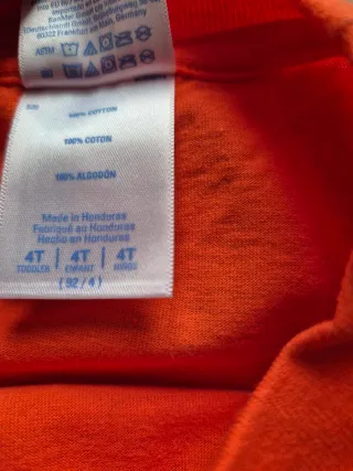 Maglietta bimbo 3 anni vigile del fuoco