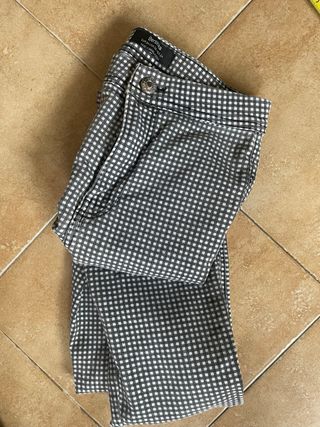 Leggings Bershka Cuadros Talla 34