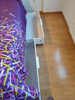 Estructura Cama Matrimonio Blanca Ikea