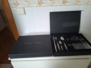Cubertería Zara Home Acero Inoxidable 24 Piezas