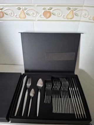 Cubertería Zara Home Acero Inoxidable 24 Piezas