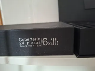 Cubertería Zara Home Acero Inoxidable 24 Piezas