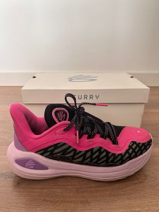 Zapatillas Baloncesto by Curry Negras y Rosas