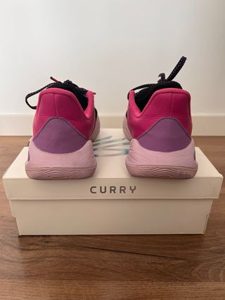 Zapatillas Baloncesto by Curry Negras y Rosas
