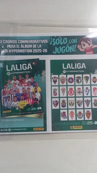 Cromos conmemorativos LaLiga Hypermotion 2025-26