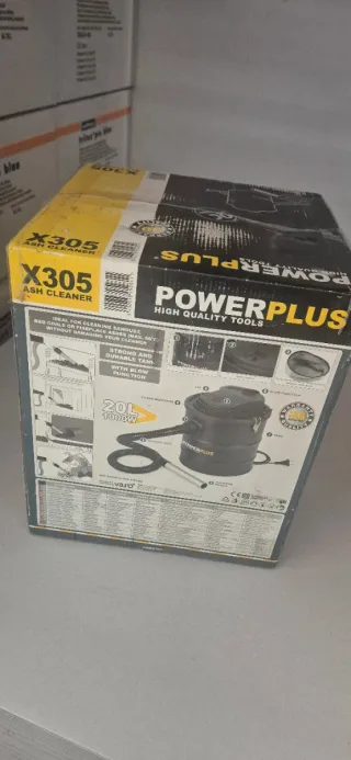Aspirador cenizas 20L 1000W Powerplus chimenea