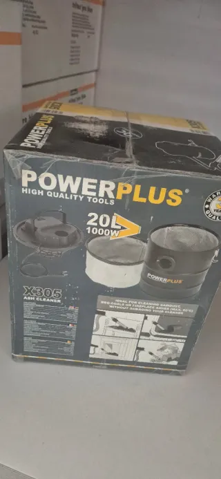 Aspirador cenizas 20L 1000W Powerplus chimenea