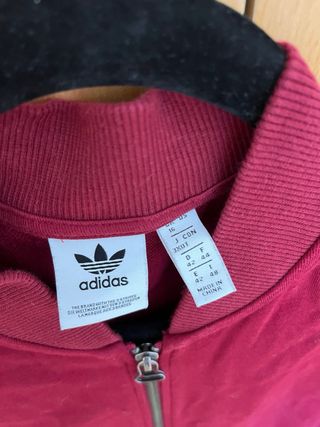 Chaqueta Adidas Roja Bomber