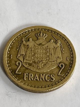 Moneda Principado de Mónaco 2 Francos