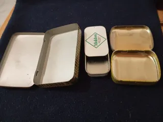 Lote 3 Cajas Metálicas Coleccionables Antiguas