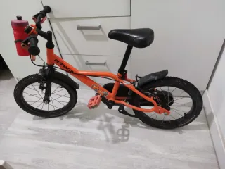 Bicicleta infantil Btwin naranja
