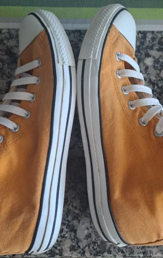 Converse All Star altas naranja