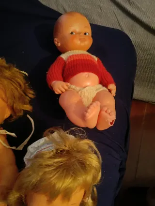 Set di bambole antiche