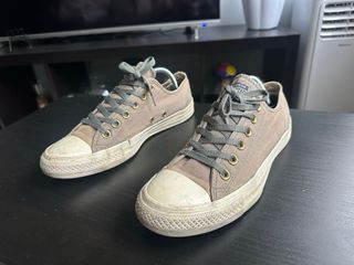 Converse Beige/Verde Talla 40