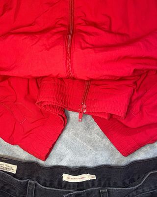 Chaqueta Adidas Bomber Deportiva Roja