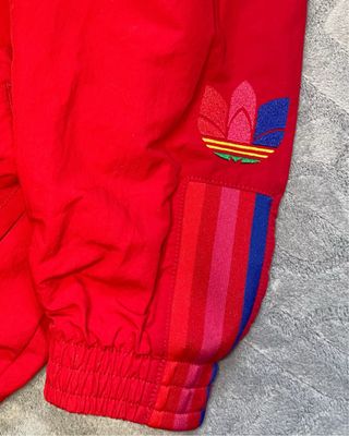 Chaqueta Adidas Bomber Deportiva Roja
