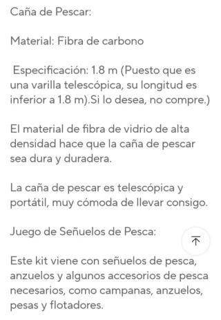 Caña de pesca Bravmack con carrete y señuelos