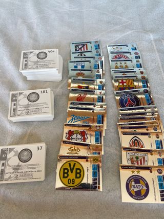 421 cromos sin repetir UEFA CHAMPIONS LEAGUE 2014