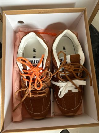 New Balance x Miu Miu Scarpe Marroni