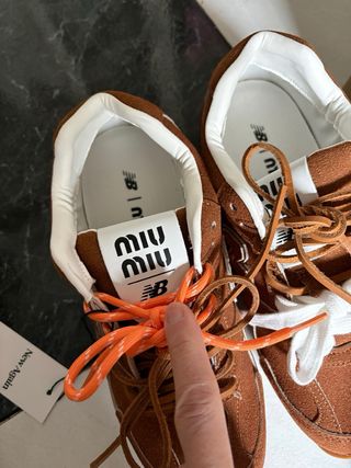 New Balance x Miu Miu Scarpe Marroni