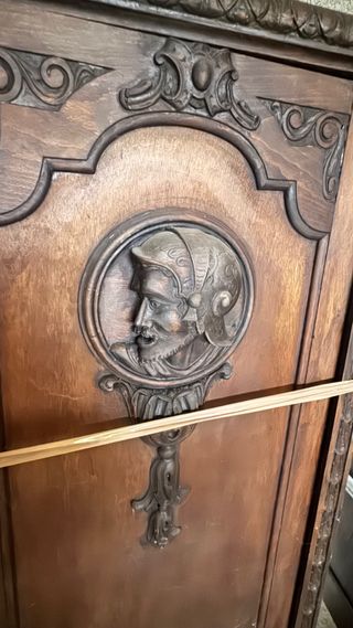 Vitrina Alacena Madera y Cristal