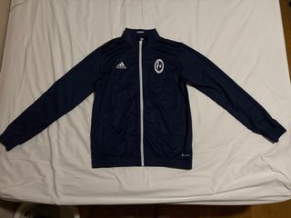 Chaqueta deportiva Rayo Majadahonda Adidas azul