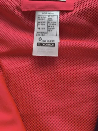 Chubasquero Quechua Talla 14/15 Años 160/166 cm