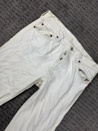 ¡¡OFERTA!! Talla L Vaqueros Levi's 501 Blancos