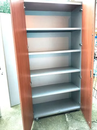 Armadio ufficio legno e metallo