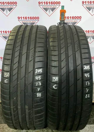 205 45 17 Y KUMHO RUEDA AL 90% VIDA UTIL