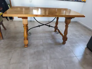 Mesa de comedor madera 6 personas