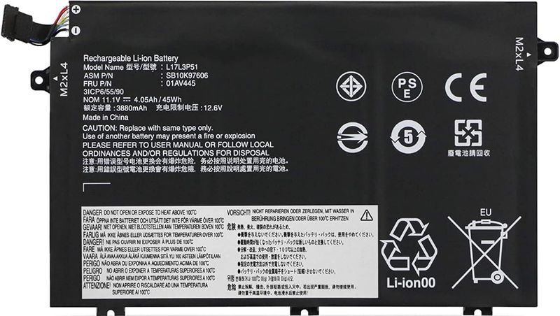Batería Lenovo L17L3P51 45Wh 11.1V