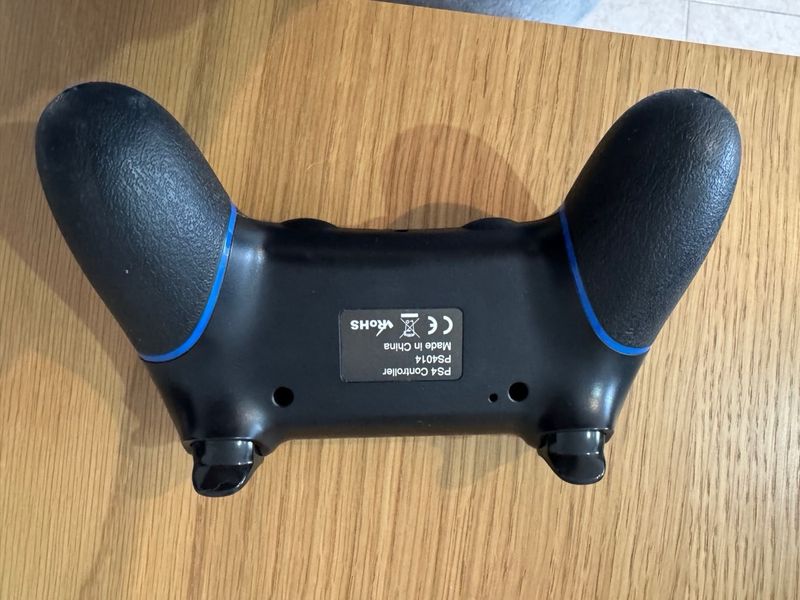 PS4 (PlayStation 4) Slim + Mando Negro/Azul afbeelding 5