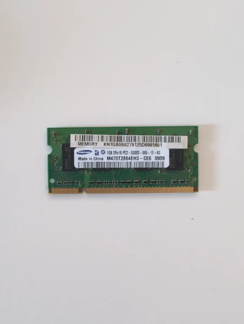 Memoria RAM Samsung 1GB DDR2 SO-DIMM afbeelding 2