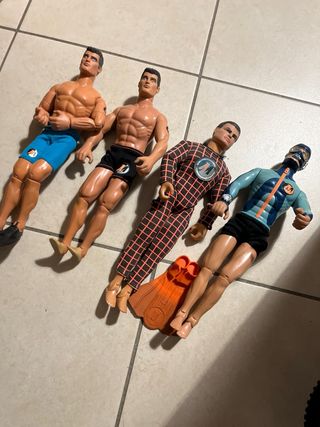 Action Man vintage 4 pezzi