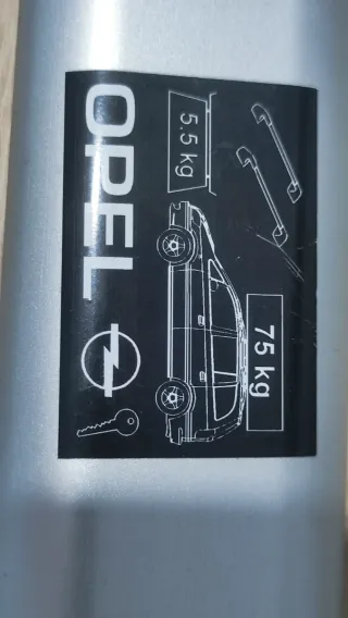 Barras de techo porta equipajes Opel