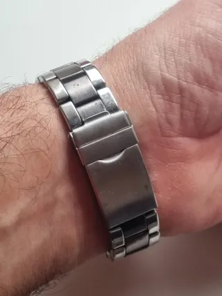 Reloj Digital Analógico Plata Negro