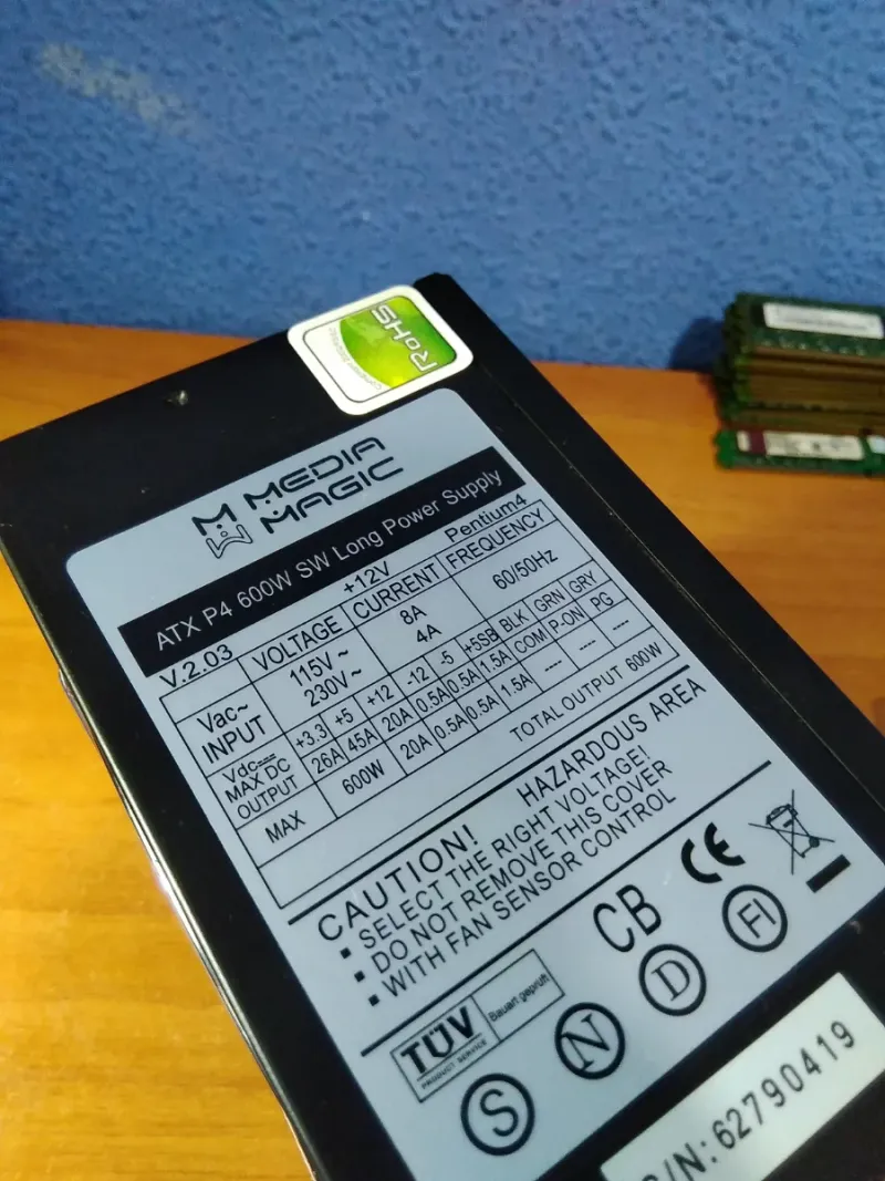 Fuente Alimentación Medion ATX 600W afbeelding 4