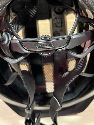 Casco Ciclismo ABUS Macator Blanco/Plata M