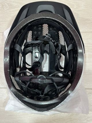 Casco Ciclismo ABUS Macator Blanco/Plata M